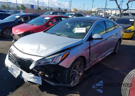 2015 Hyundai Sonata Sport 2.0T from USA, damaged, VIN 5NPE34AB3FH071094